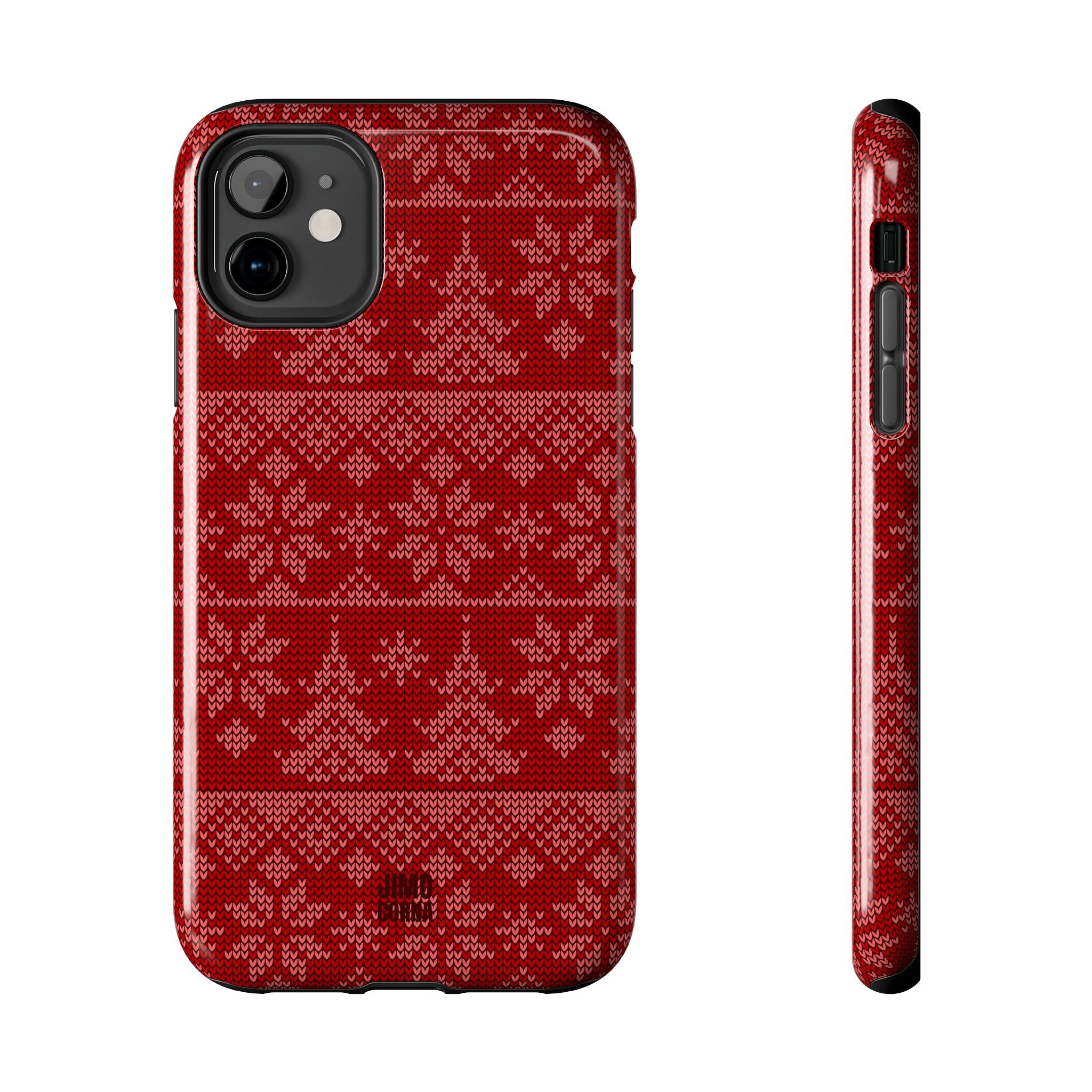 Holiday Knit | Red iPhone Case