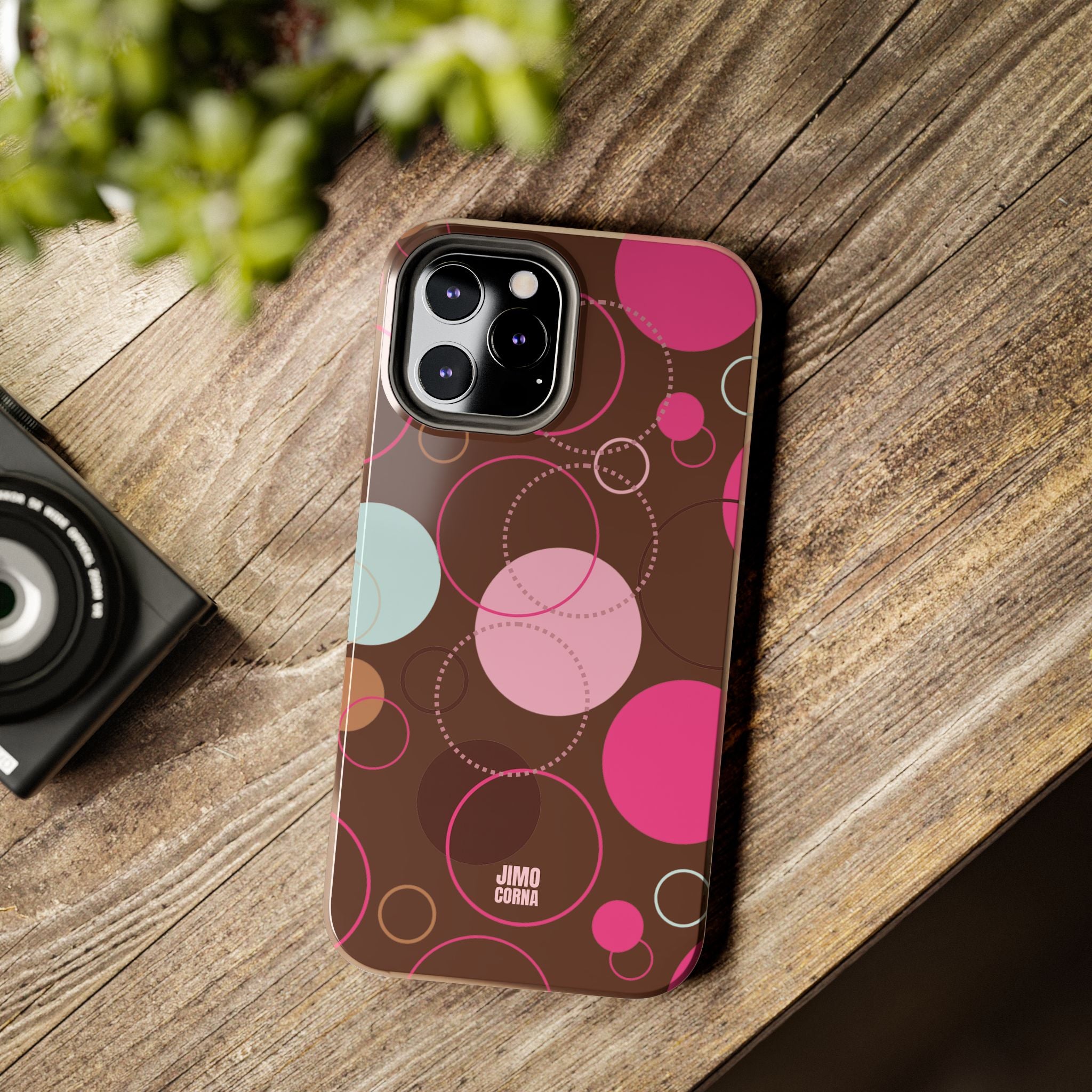 Spiral Pop iPhone Case | Brown