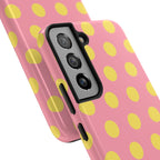 Big Polka Dot | Pink and Yellow