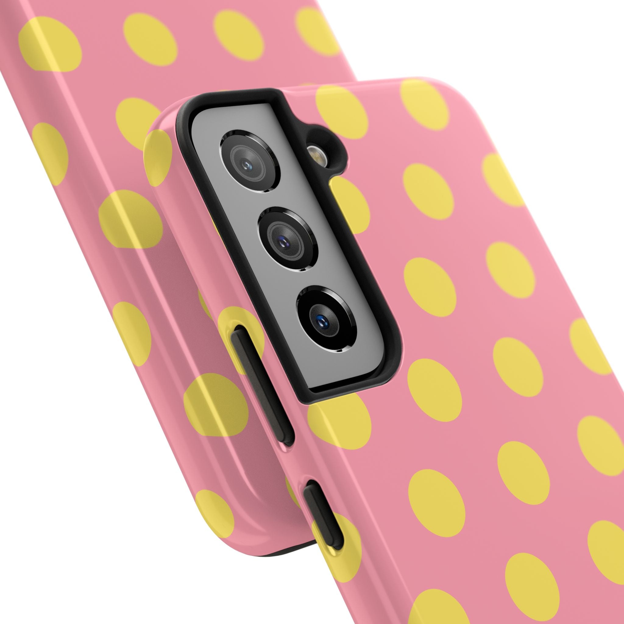 Big Polka Dot | Pink and Yellow