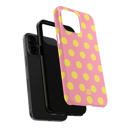 Big Polka Dot | Pink and Yellow