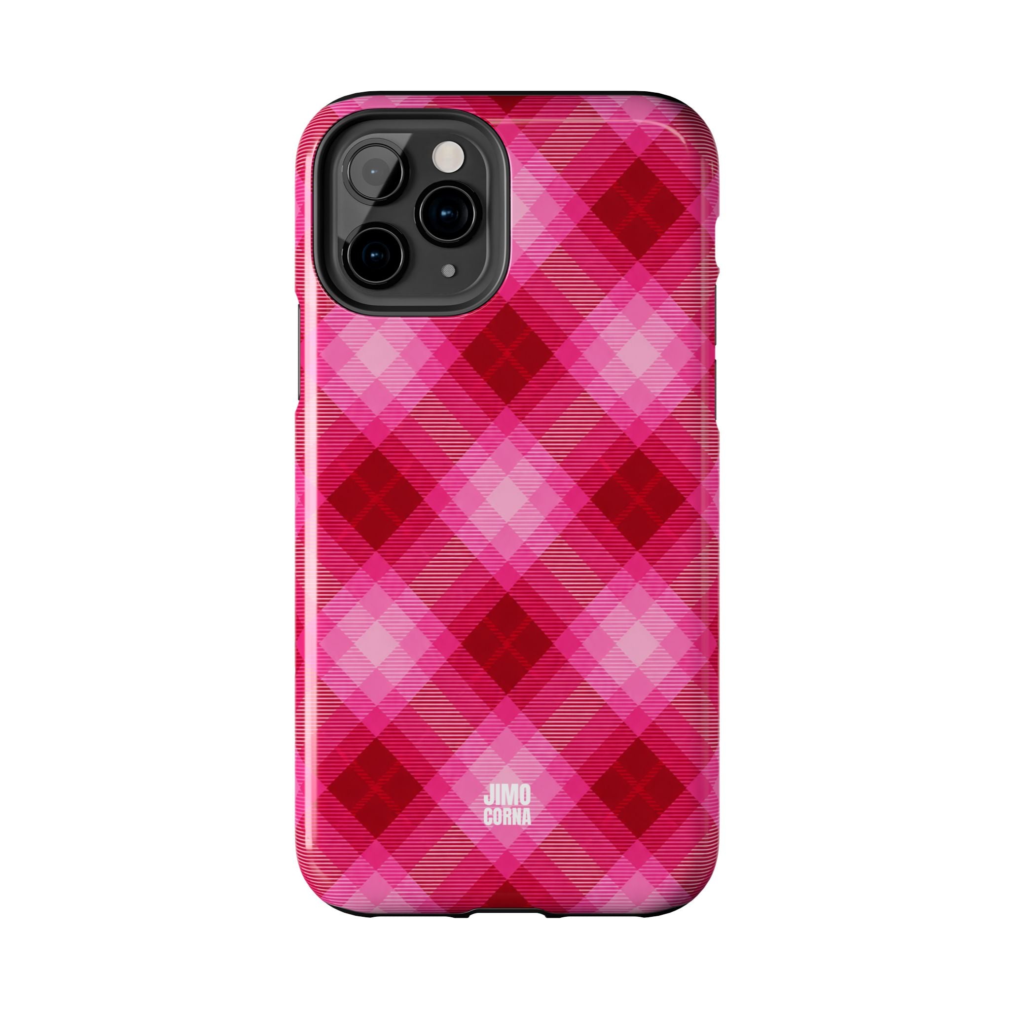 Pink Picnic Plaid iPhone Case