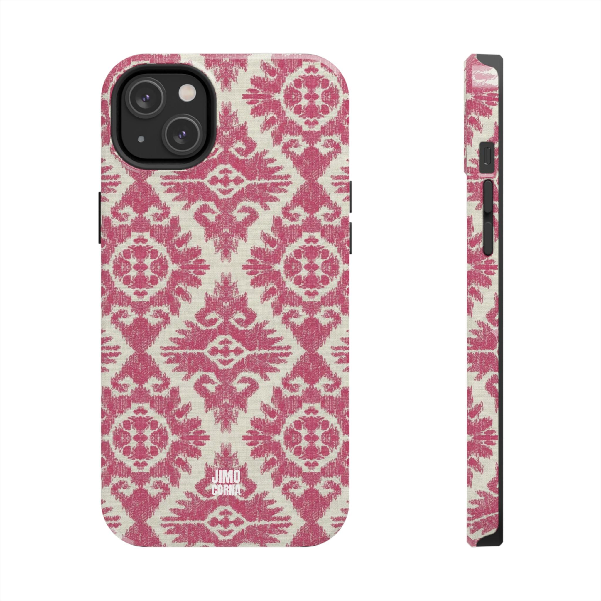 Damask iPhone Case | Pink