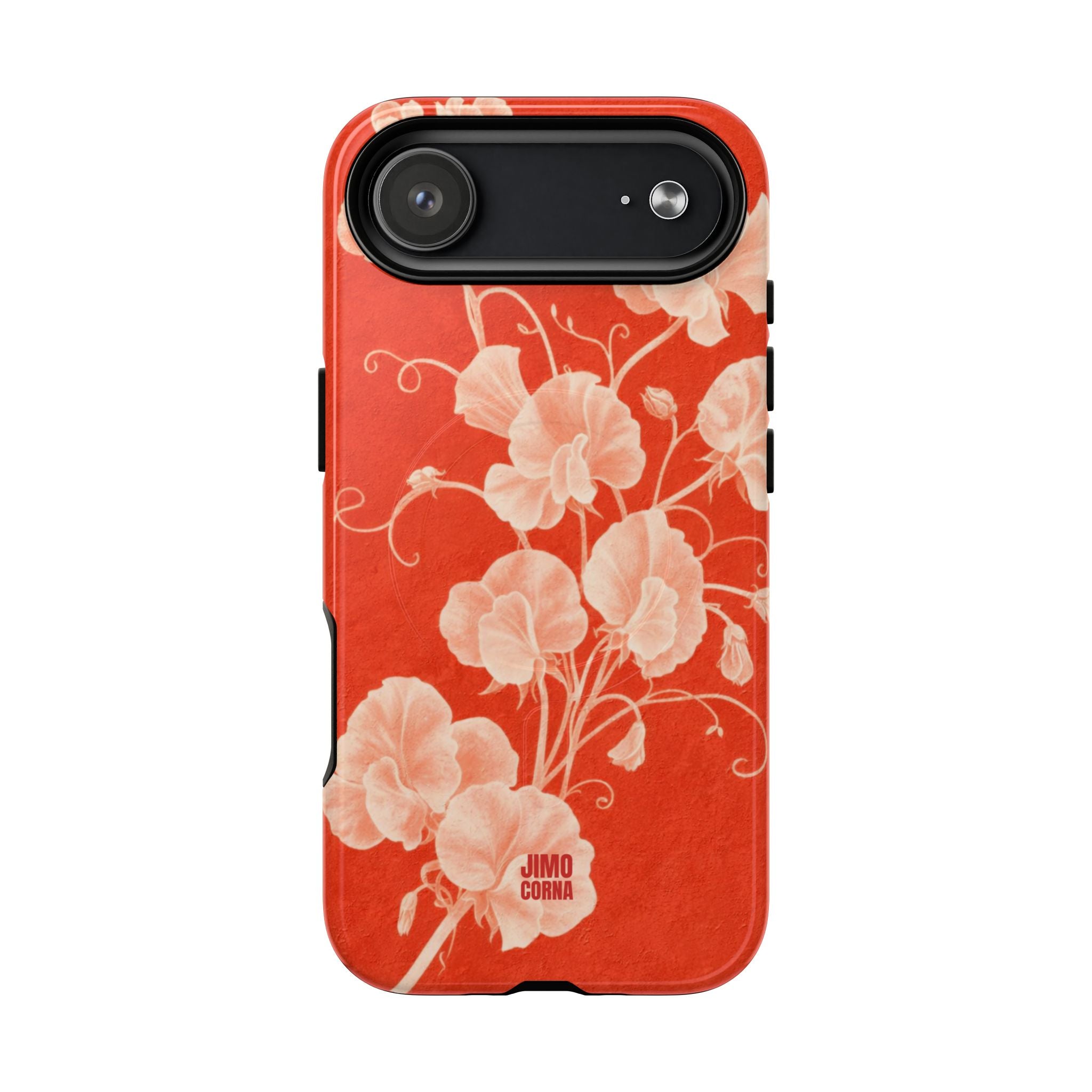 Red Flora MagSafe iPhone Case