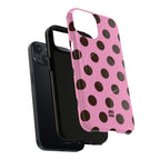 Big Polka Dot | Pink and Black