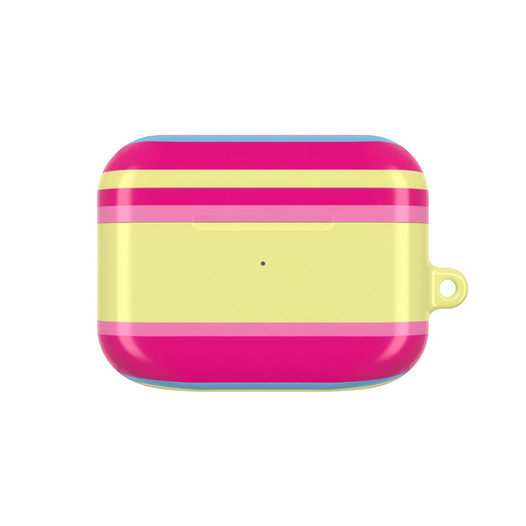 Lemonberry Stripe AirPods Case