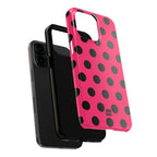 Big Polka Dot | Hot Pink and Black