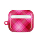 Pink Picnic Plaid AirPods Case