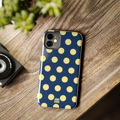 Big Polka Dot | Blue and Cream