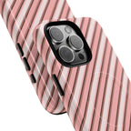 Angelina Stripes | Pink - MagSafe iPhone Case