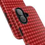 Farm Gingham iPhone Case | Red