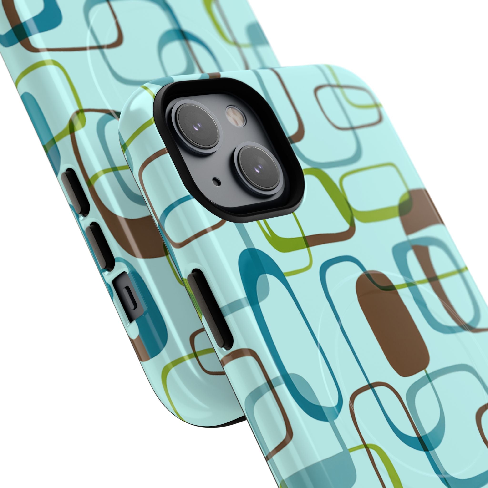 Coast Blocks MagSafe iPhone Case | Mint