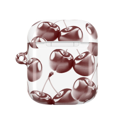 Red Retro Cherries AirPods Case