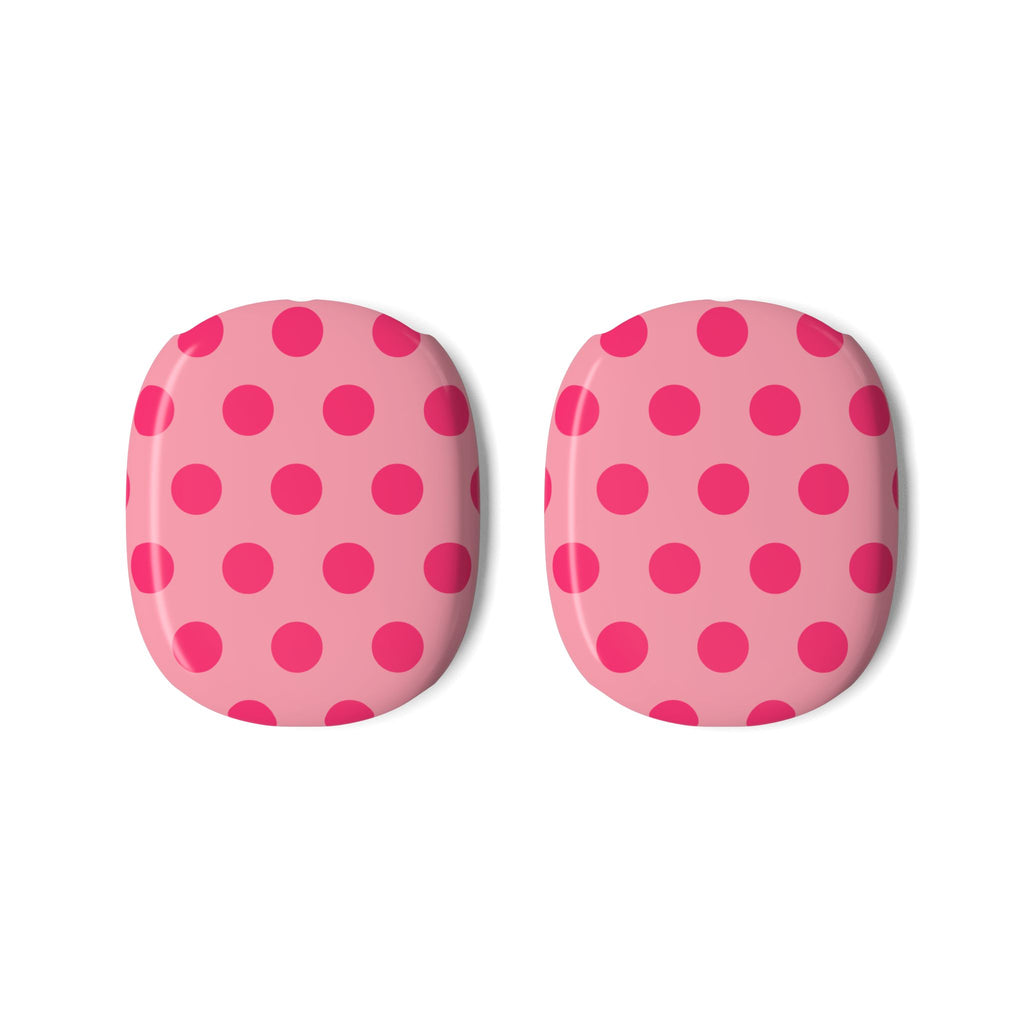 Big Polka Dot AirPods Max Covers | Pink