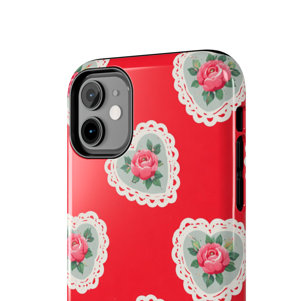 Rosy Lace iPhone Case