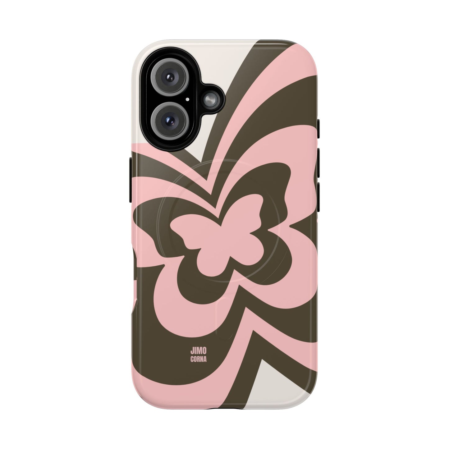 Pink Retro Butterfly