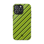 Angelina Stripes | Olive - MagSafe iPhone Case