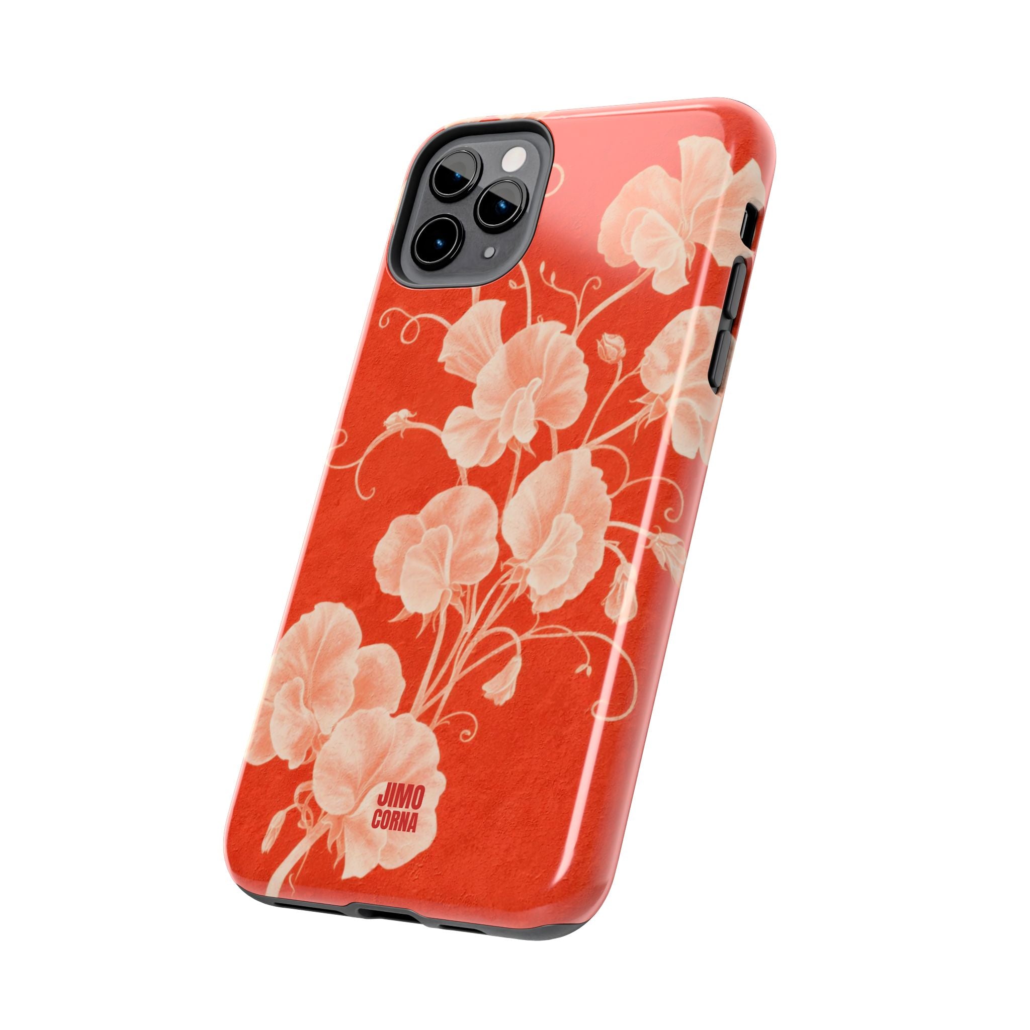 Red Flora iPhone Case