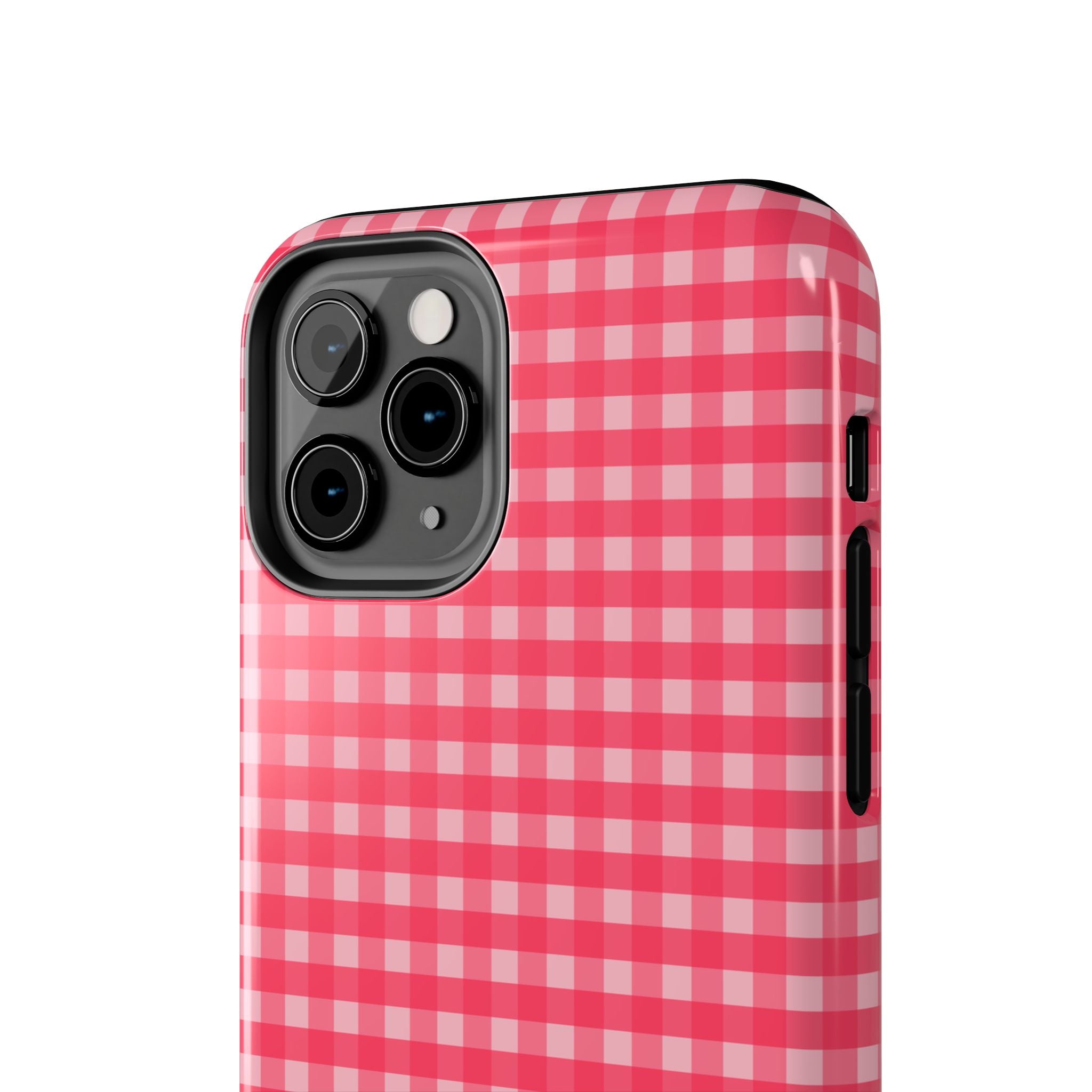 Farm Gingham iPhone Case | Hot Pink
