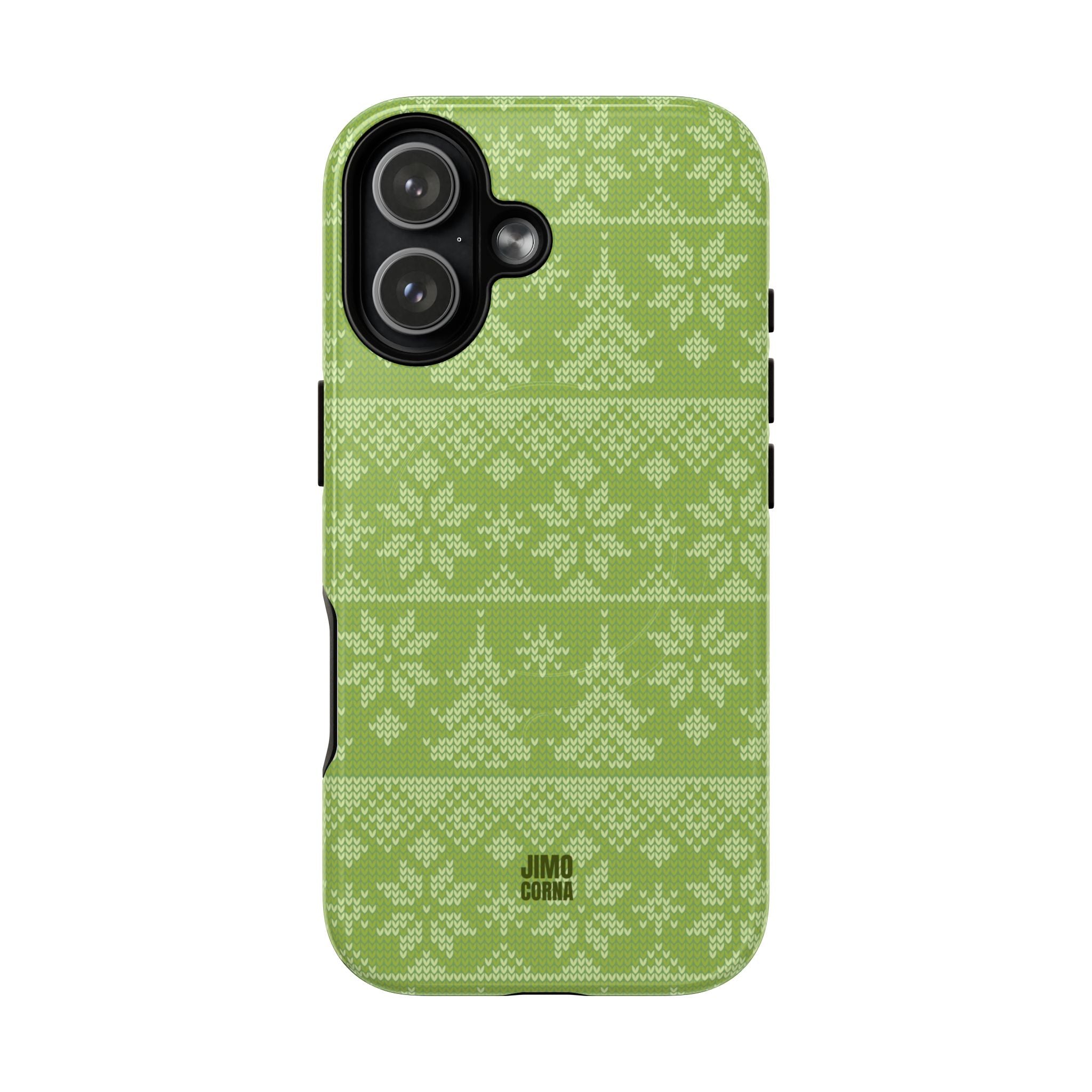 Holiday Knit | Green MagSafe iPhone Case