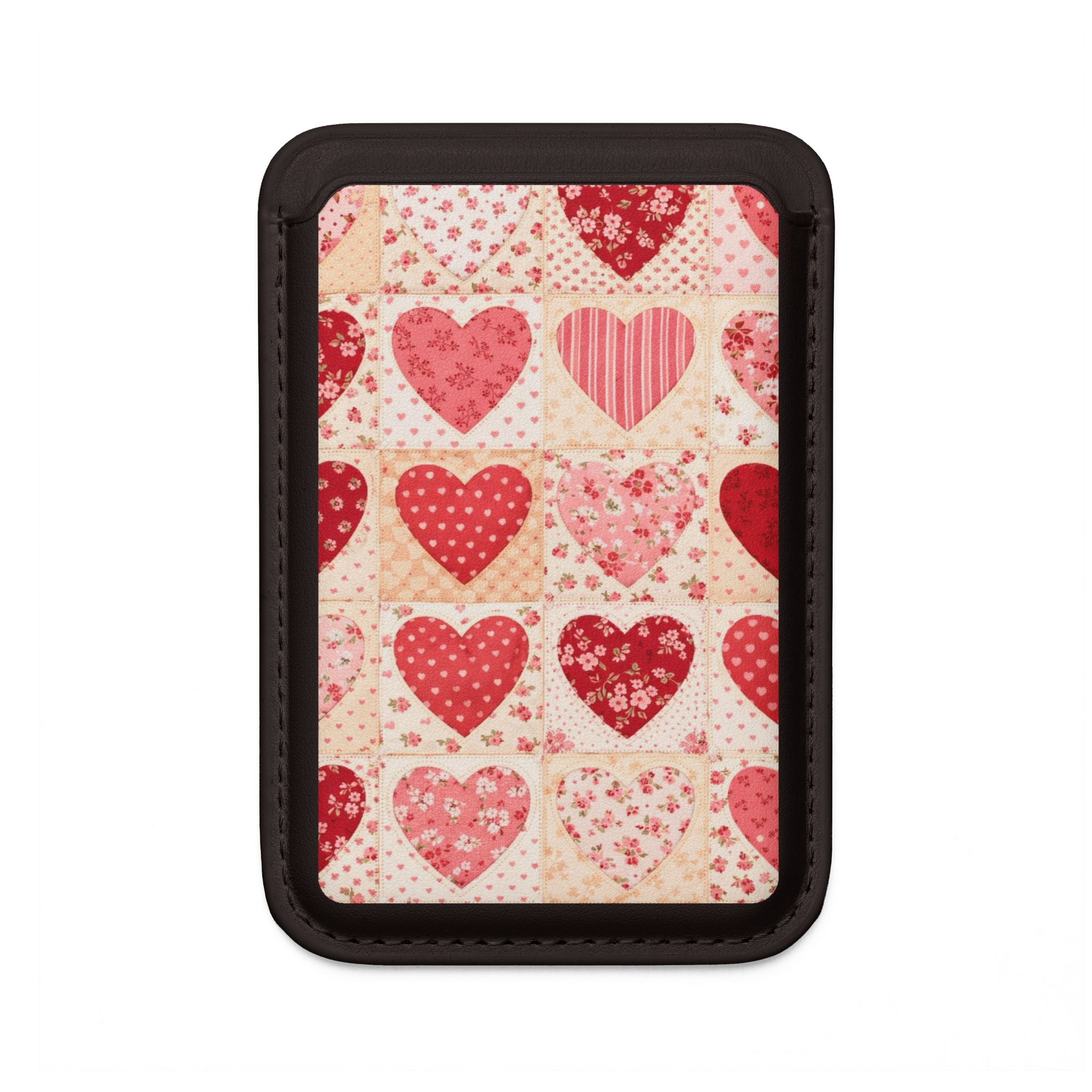 Sweetheart Patchwork Vegan MagSafe Wallet