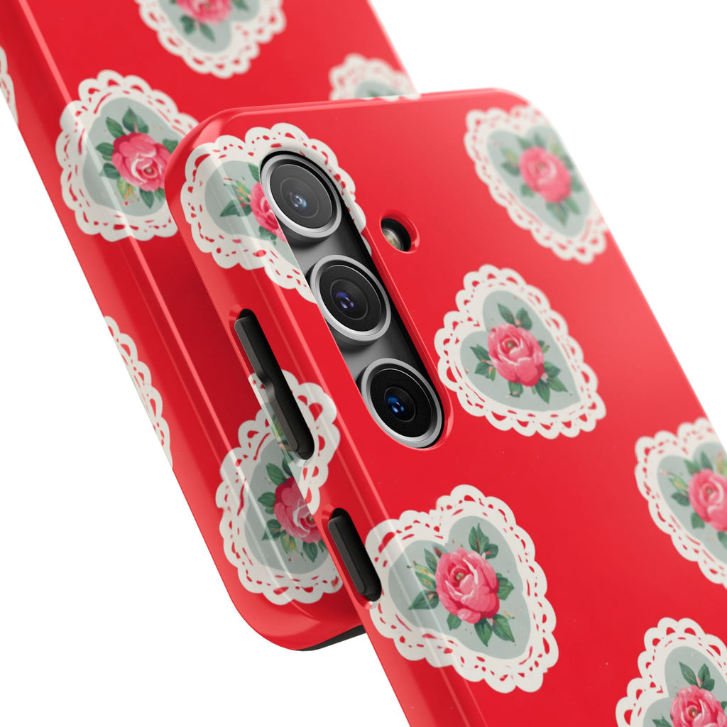 Rosey Lace Samsung Galaxy Case