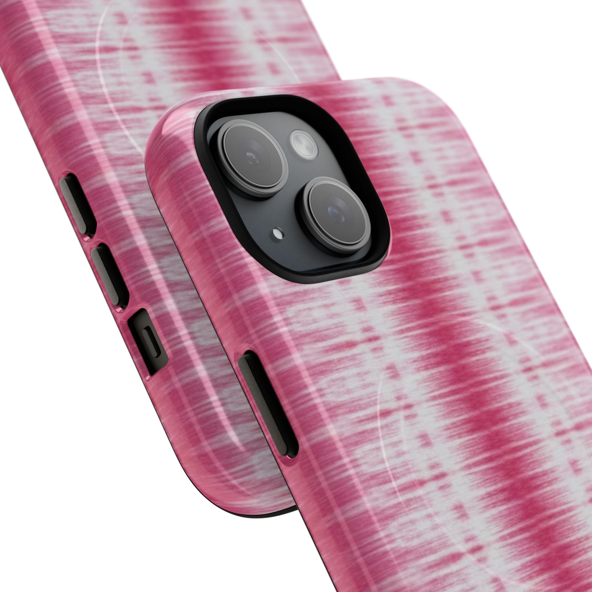 Pink Woven Texture MagSafe iPhone Case