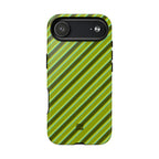 Angelina Stripes | Olive - MagSafe iPhone Case