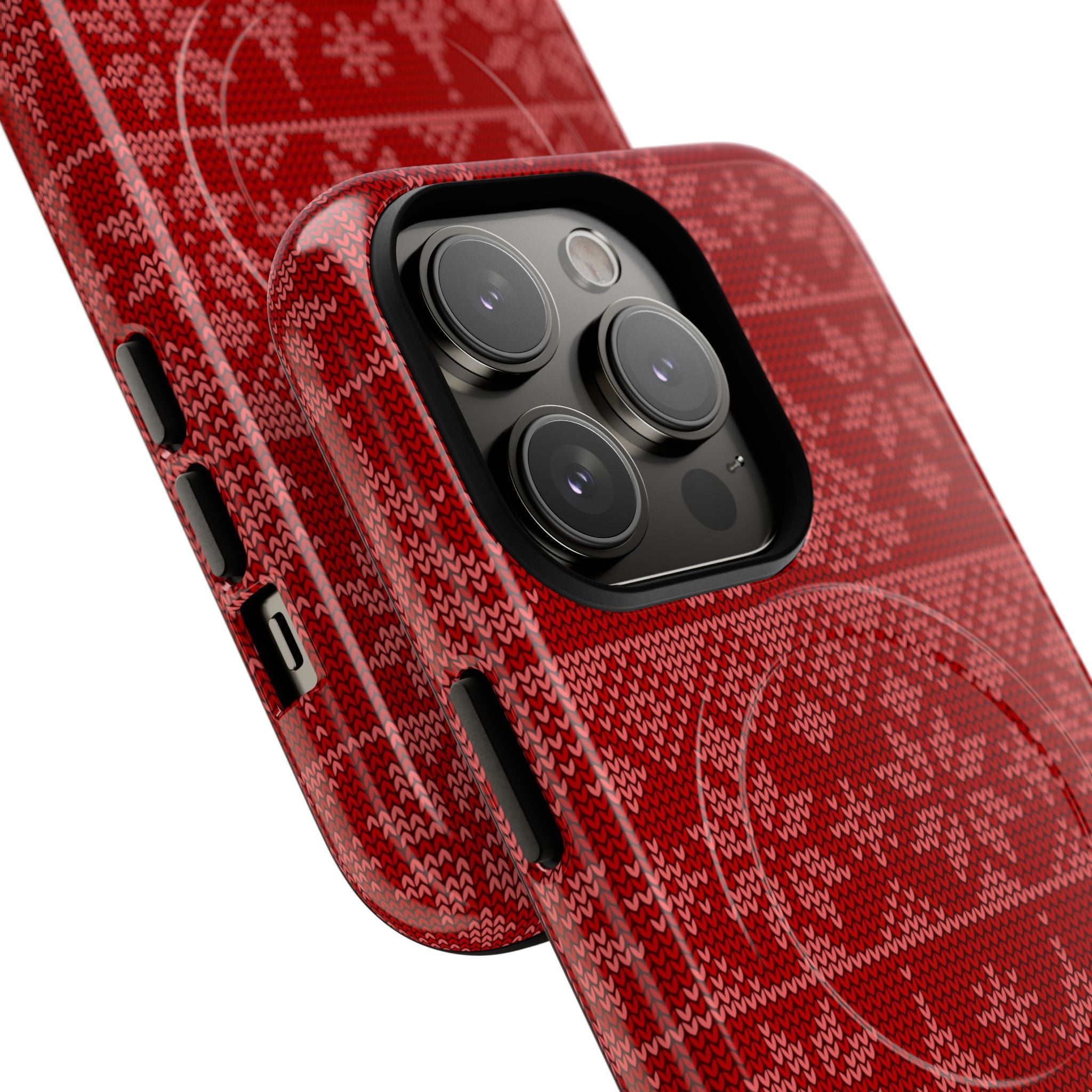 Holiday Knit | Red MagSafe iPhone Case