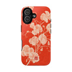 Red Flora MagSafe iPhone Case