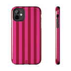 Strawberry Burst Bold Stripes