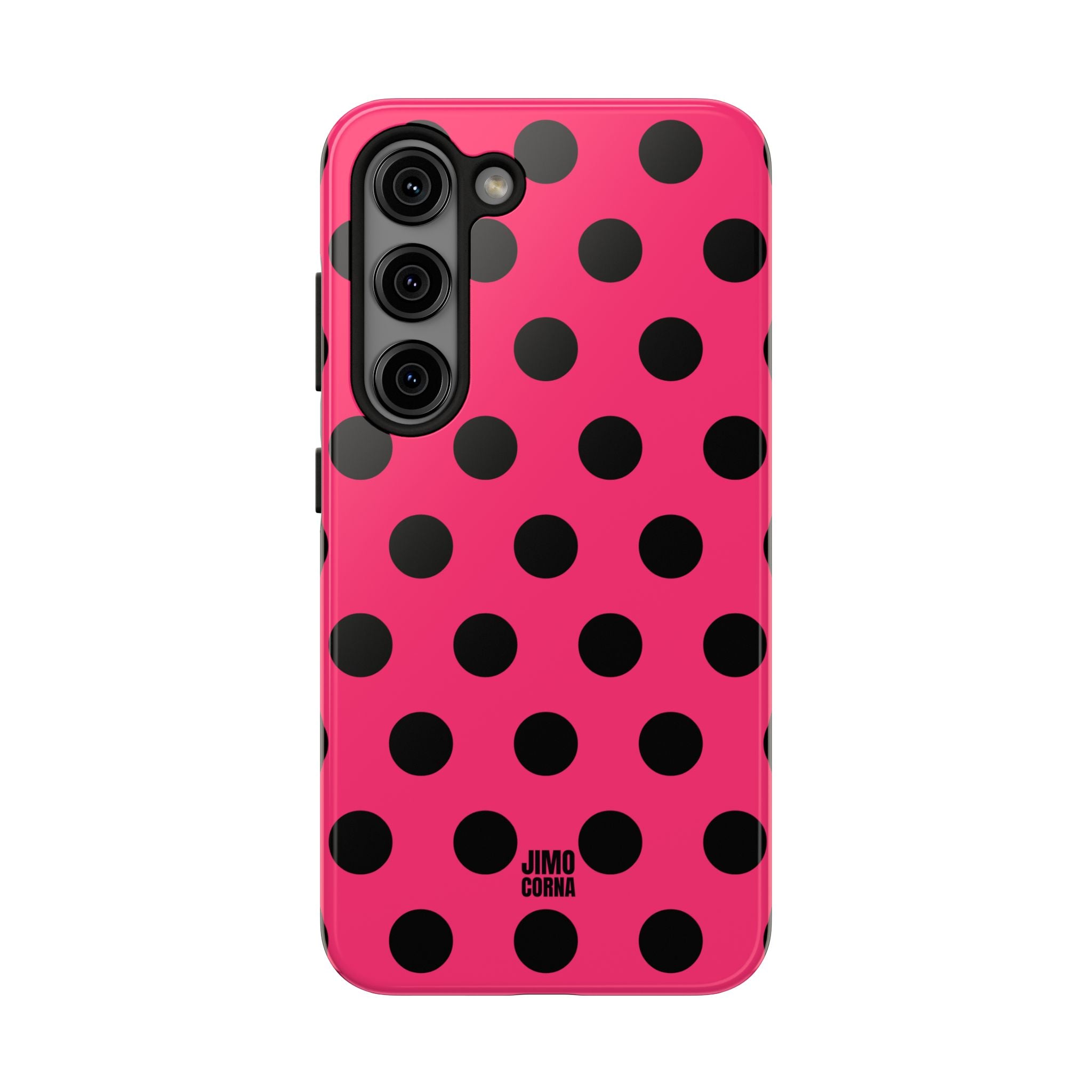 Big Polka Dot | Hot Pink and Black