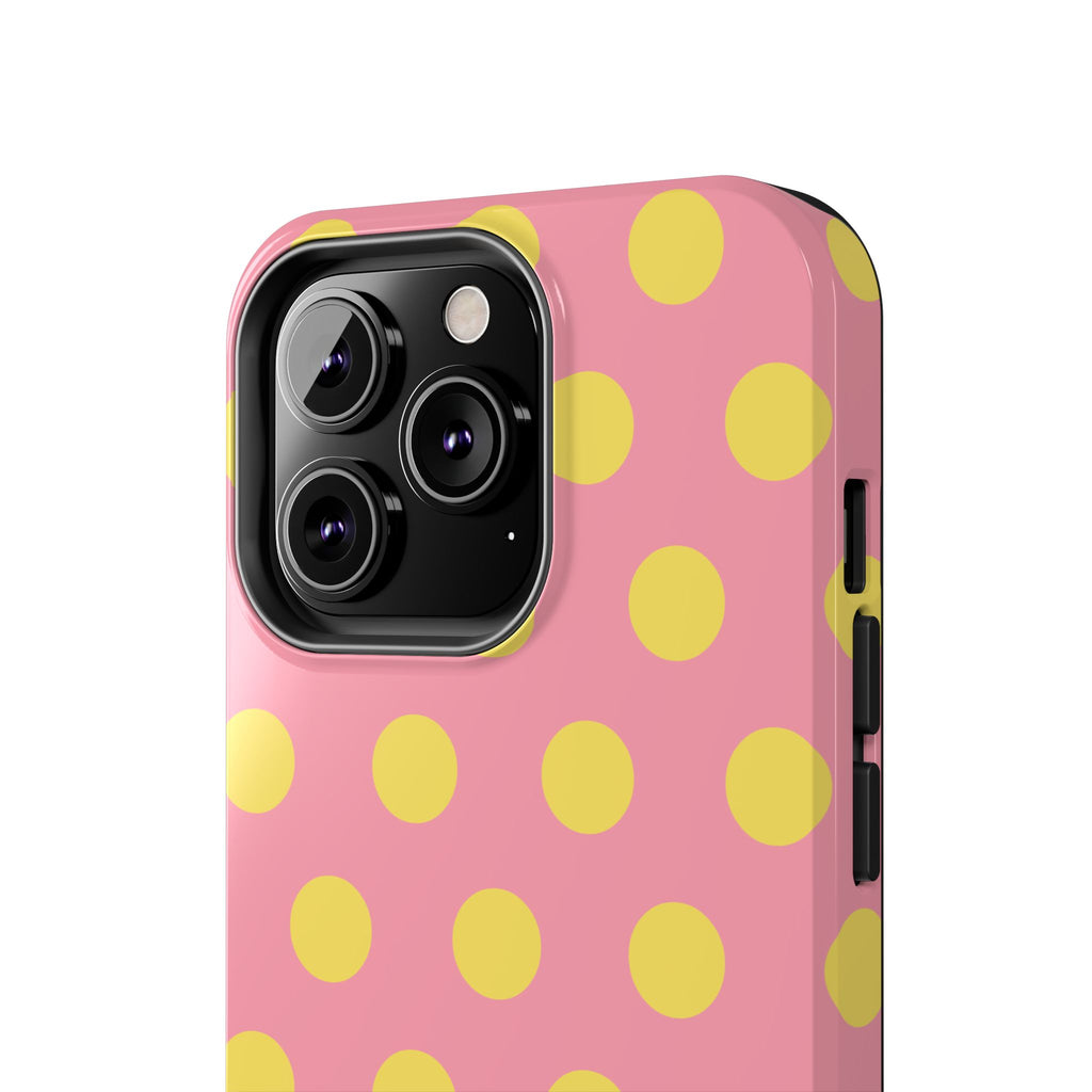 Big Polka Dot | Pink and Yellow