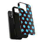 Big Polka Dot | Brown and Blue