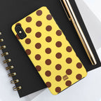 Big Polka Dot | Yellow and Brown
