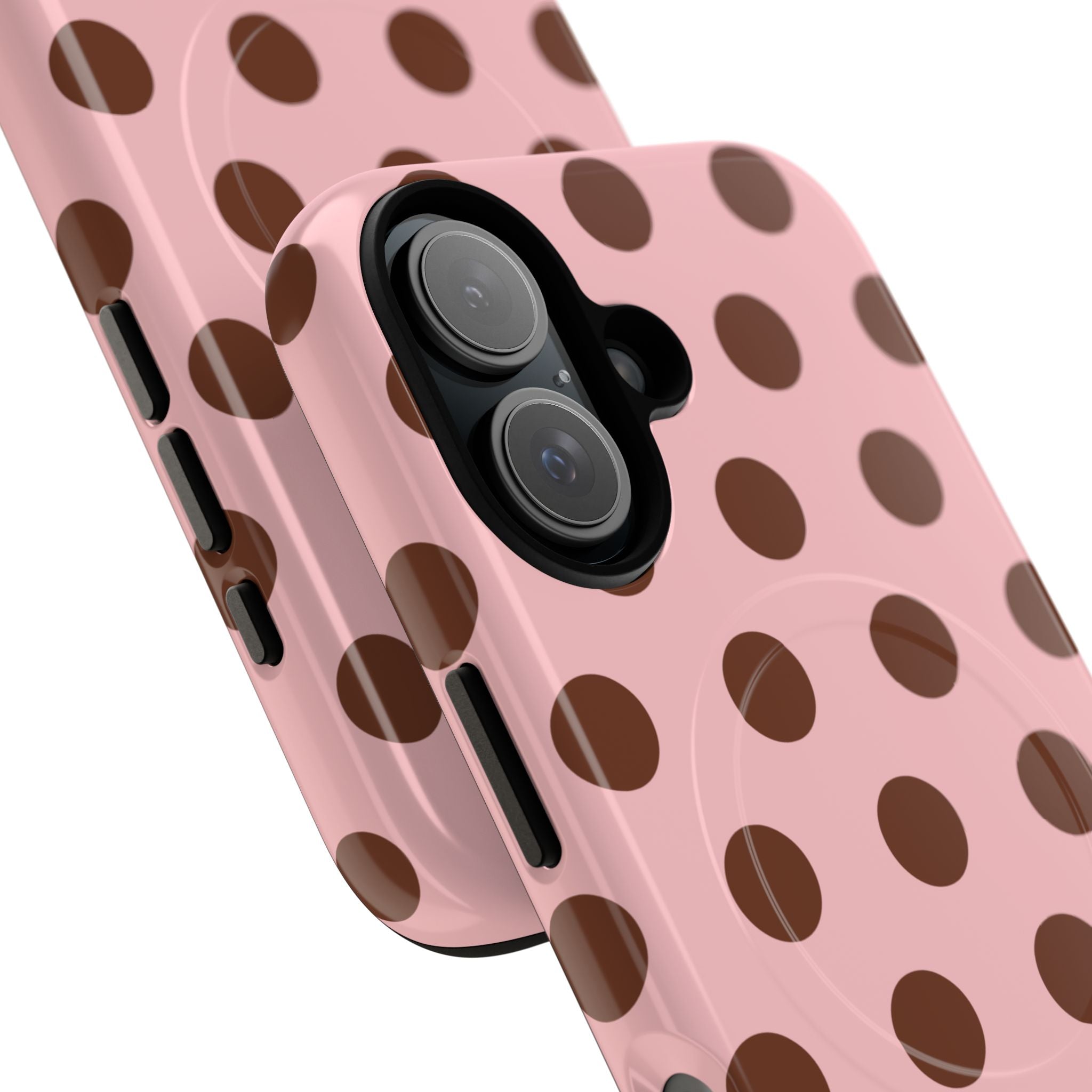Big Polka Dot | Pink and Brown