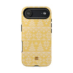 Holiday Knit | Yellow MagSafe iPhone Case
