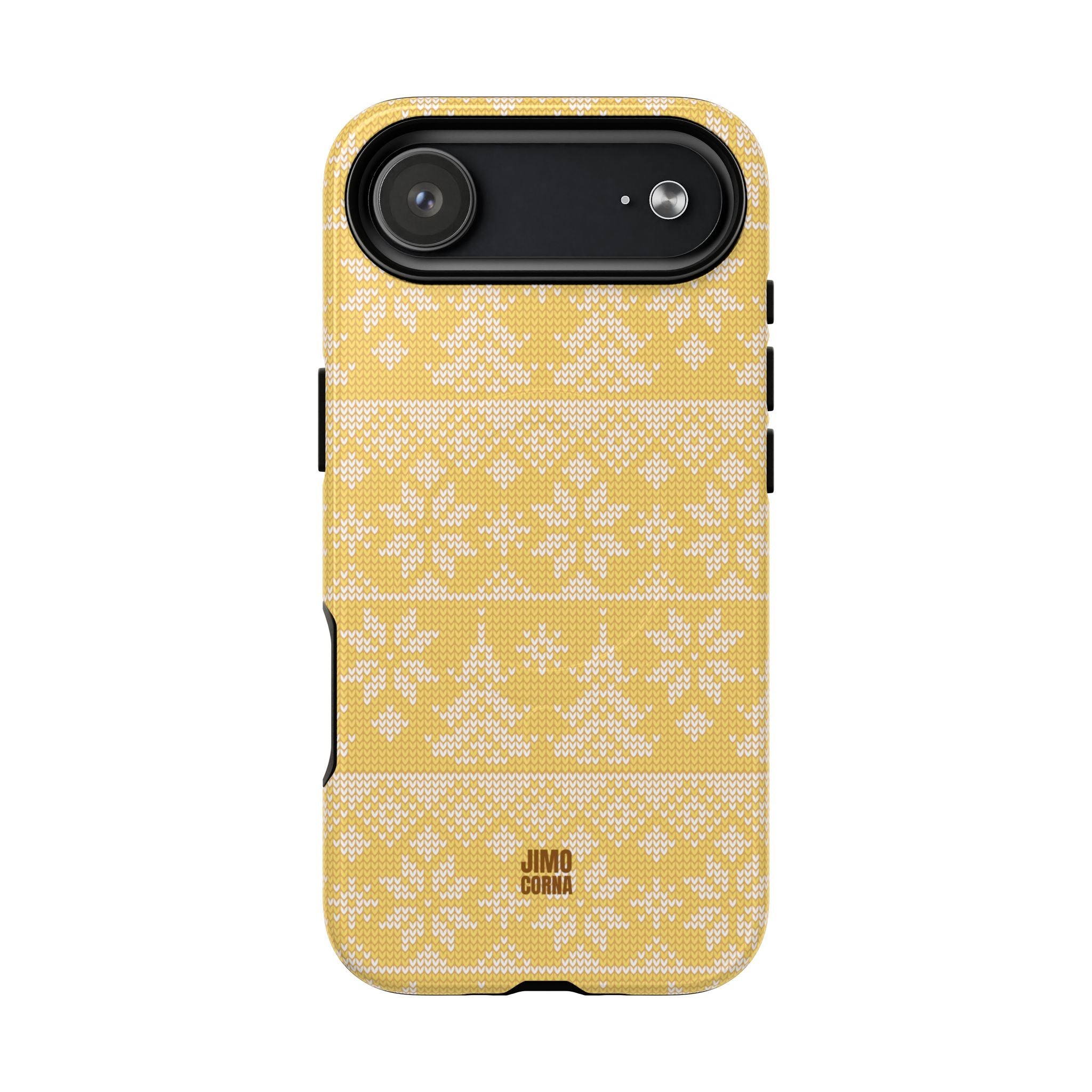 Holiday Knit | Yellow MagSafe iPhone Case