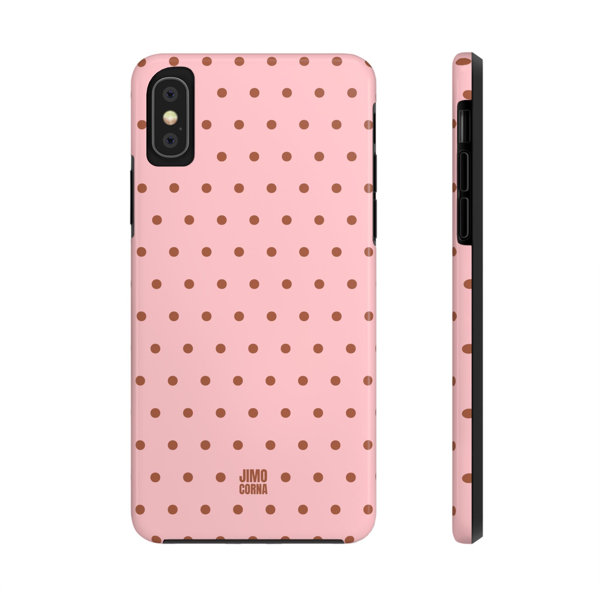 Polka Dot | Pink and Brown