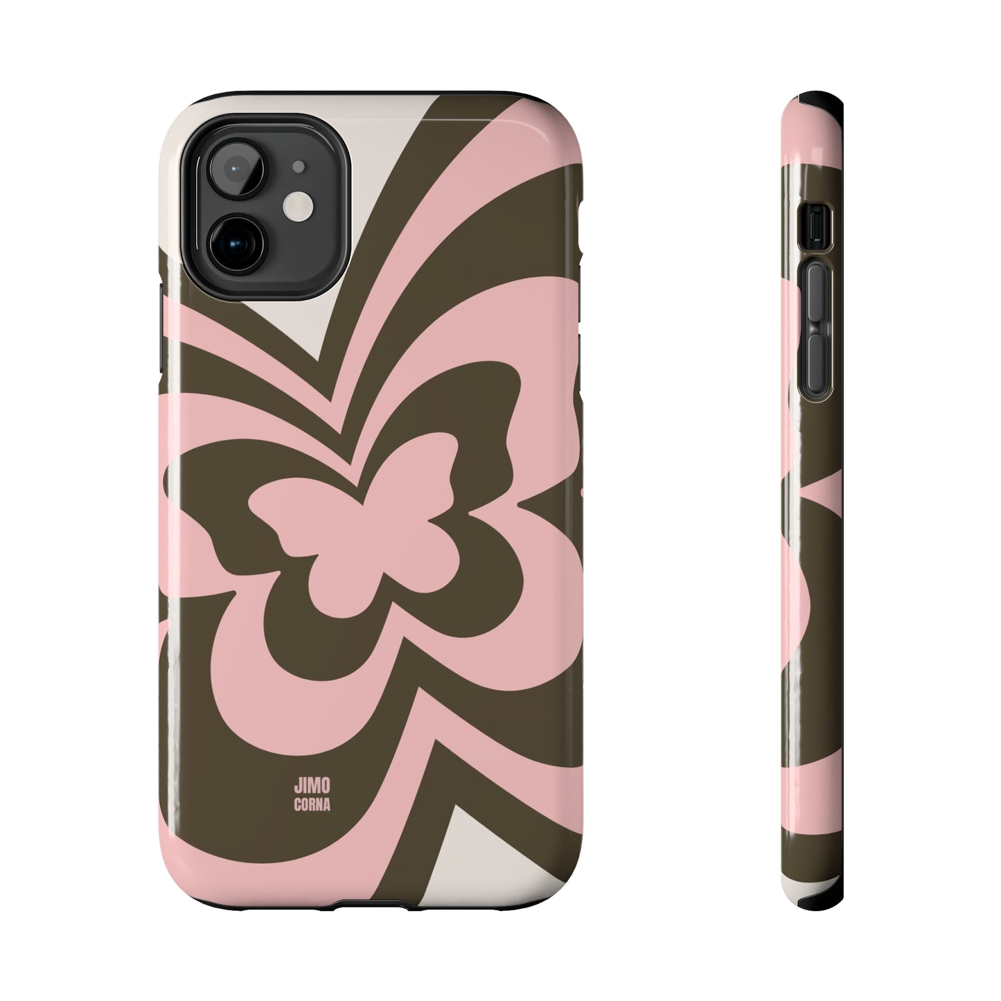 Pink Retro Butterfly