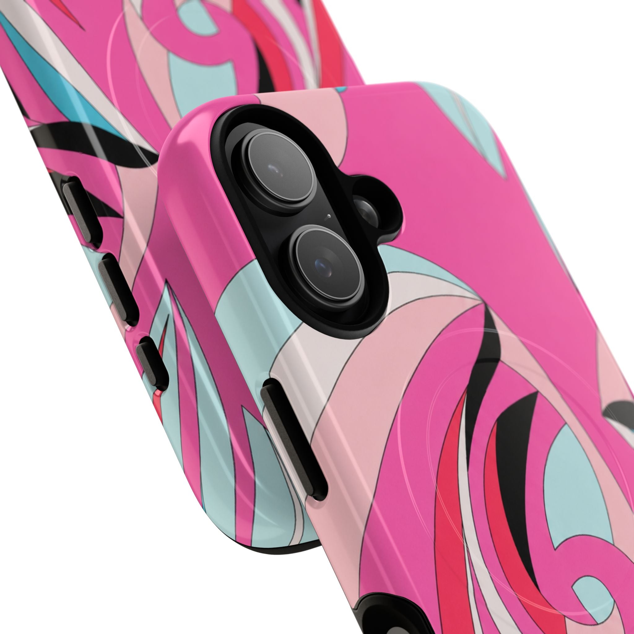 Pink Tropic Swirl MagSafe iPhone Case