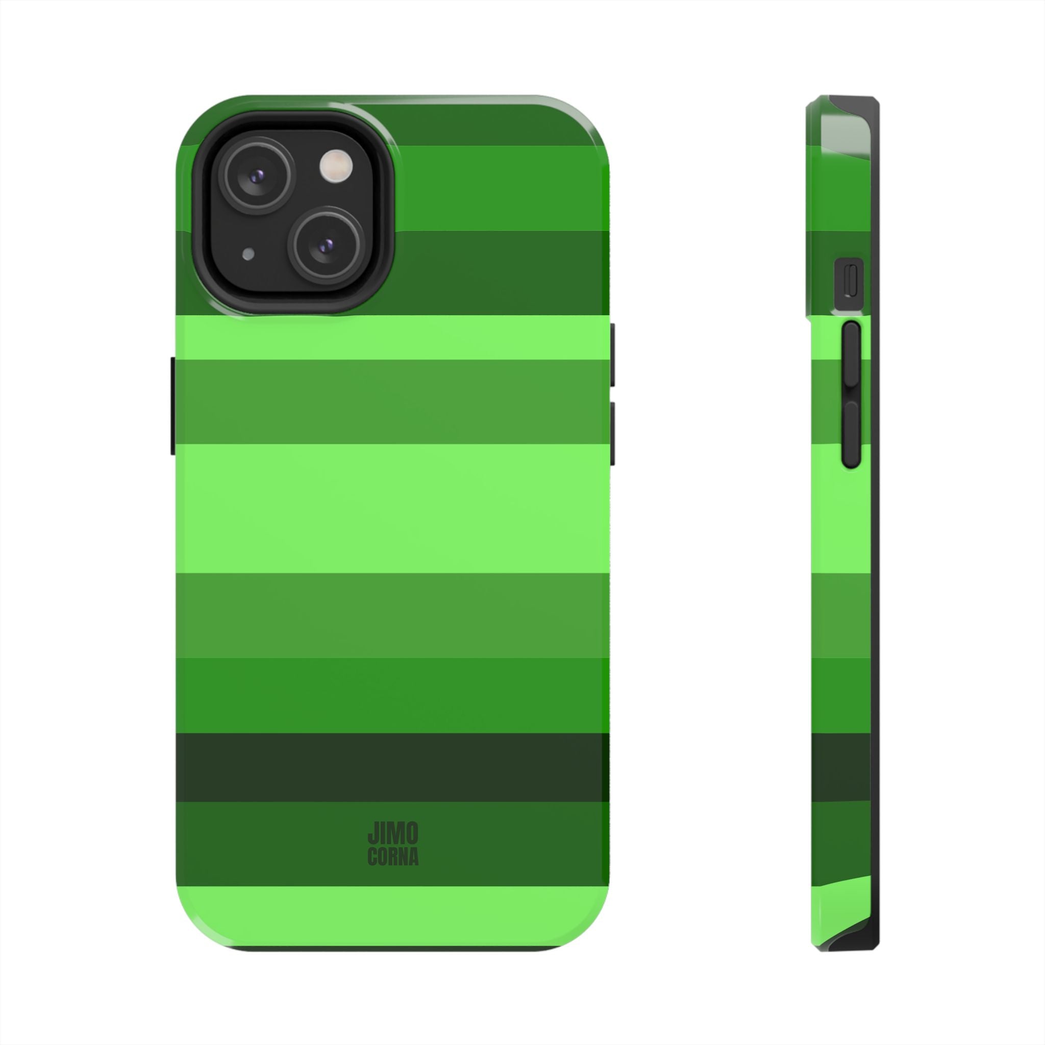 Matcha Stripe iPhone Case