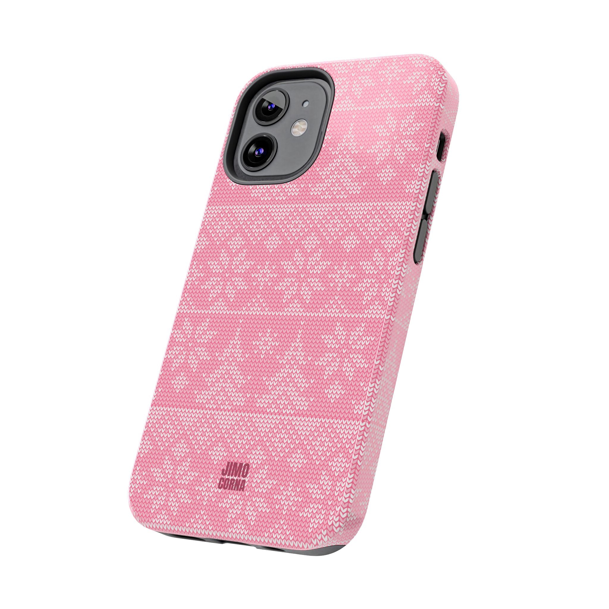 Holiday Knit | Pink iPhone Case