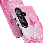 Pink Flutter Garden Samsung Galaxy Case