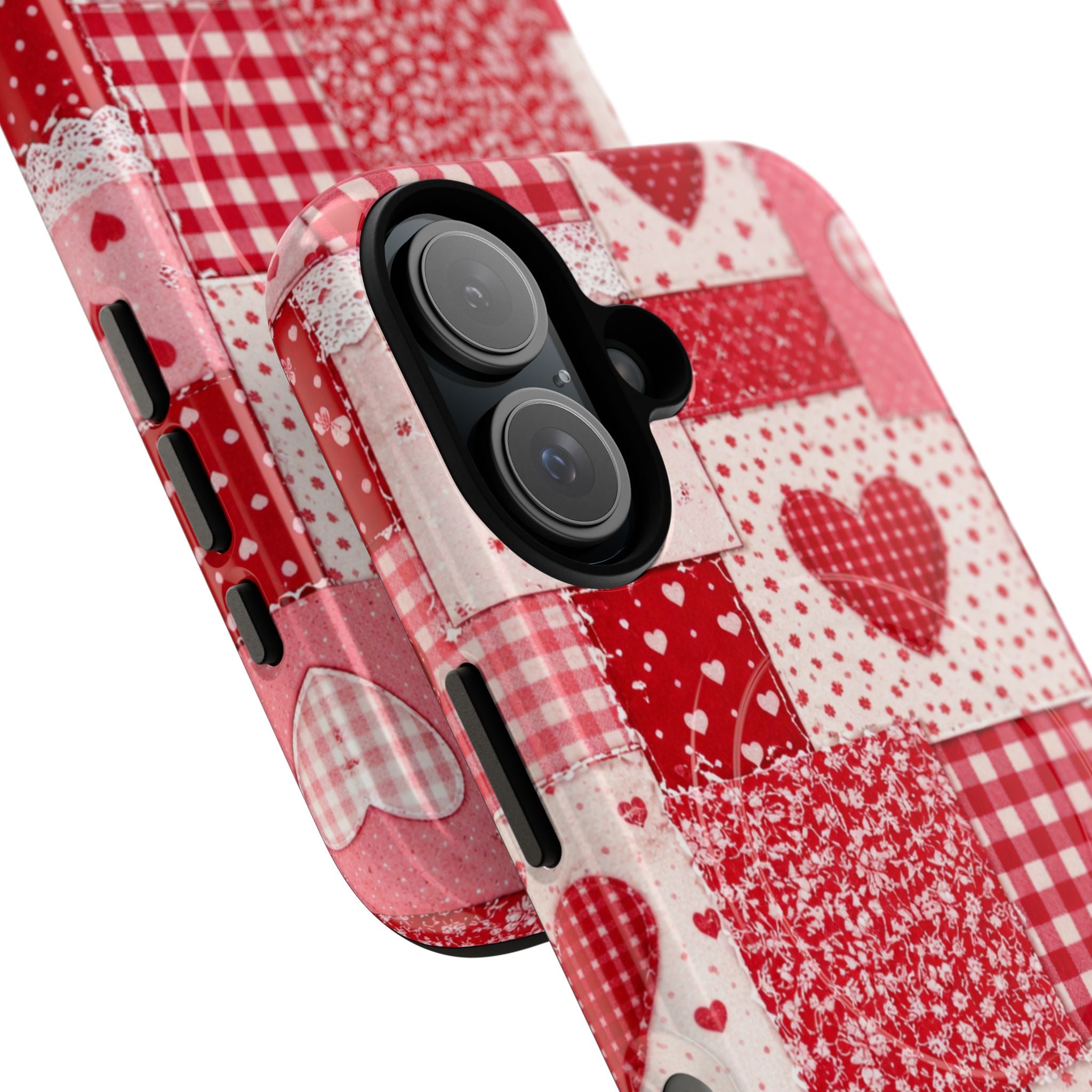 Patchwork Heart MagSafe iPhone Case