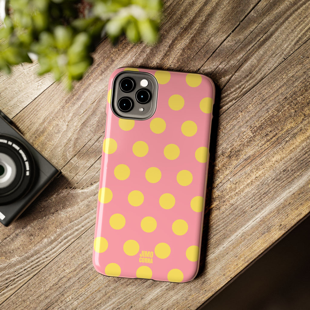 Big Polka Dot | Pink and Yellow