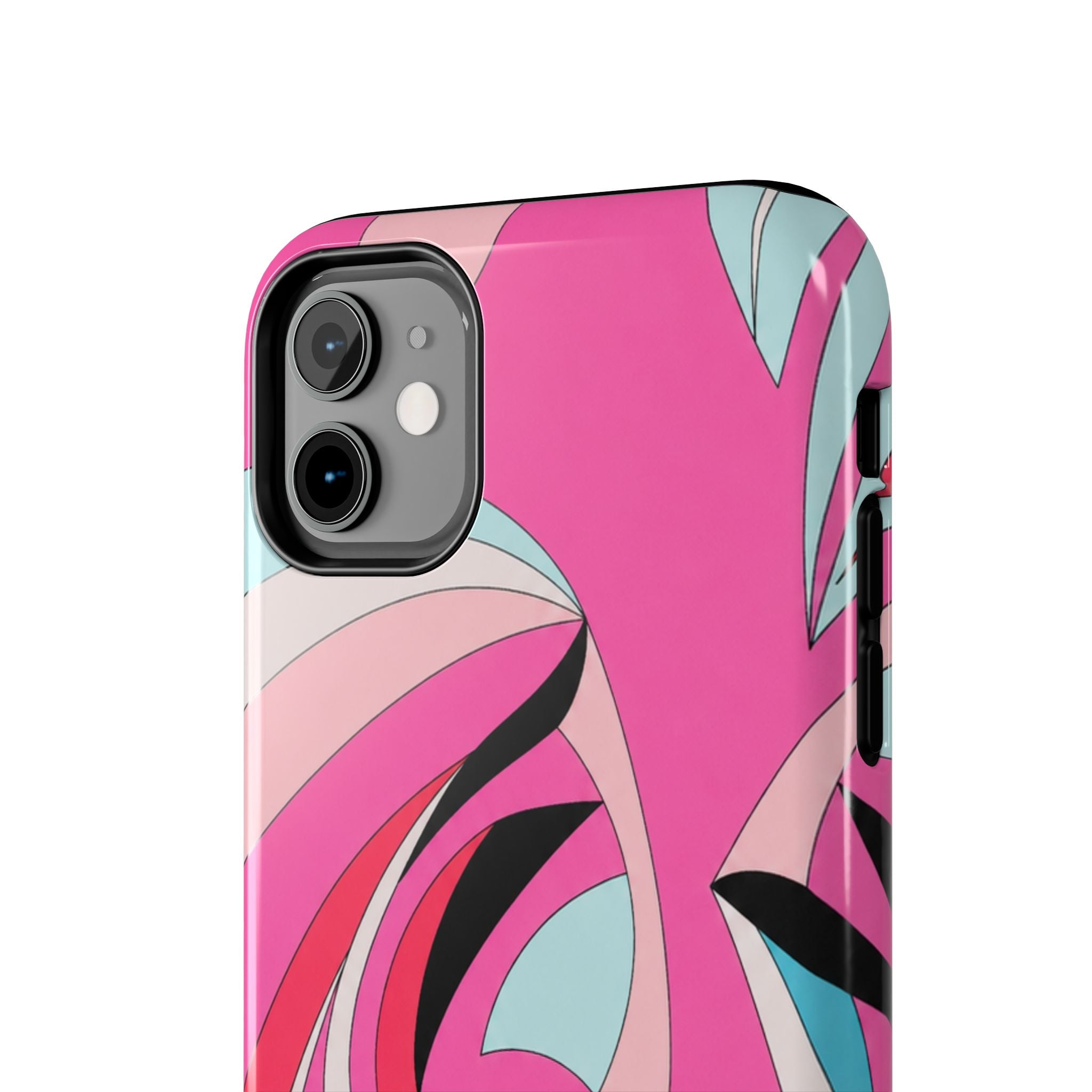 Pink Tropic Swirl iPhone Case