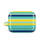 Blue Lemon Stripe AirPods Case
