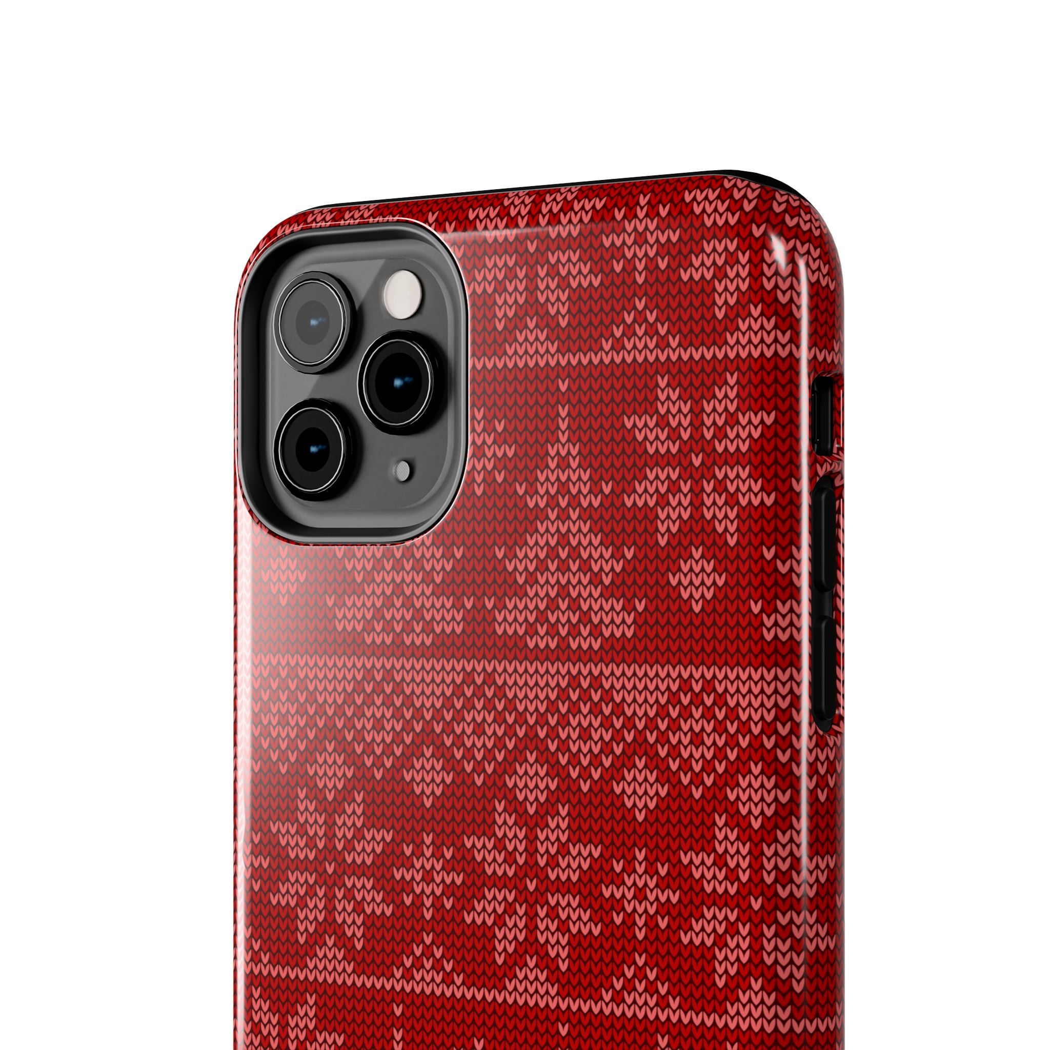 Holiday Knit | Red iPhone Case