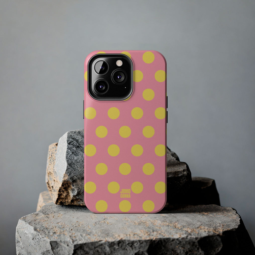 Big Polka Dot | Pink and Yellow